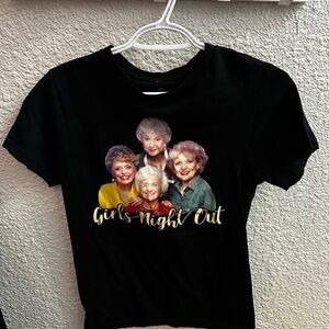 GOLDEN GIRLS Girls Night Out Black T-Shirt